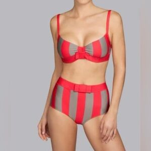 ANDRES SARDA AZURA Bikini Striped 36C Medium
